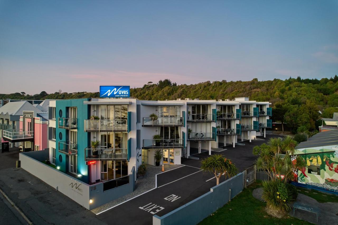 Waves On The Esplanade Apartment Kaikoura Bagian luar foto